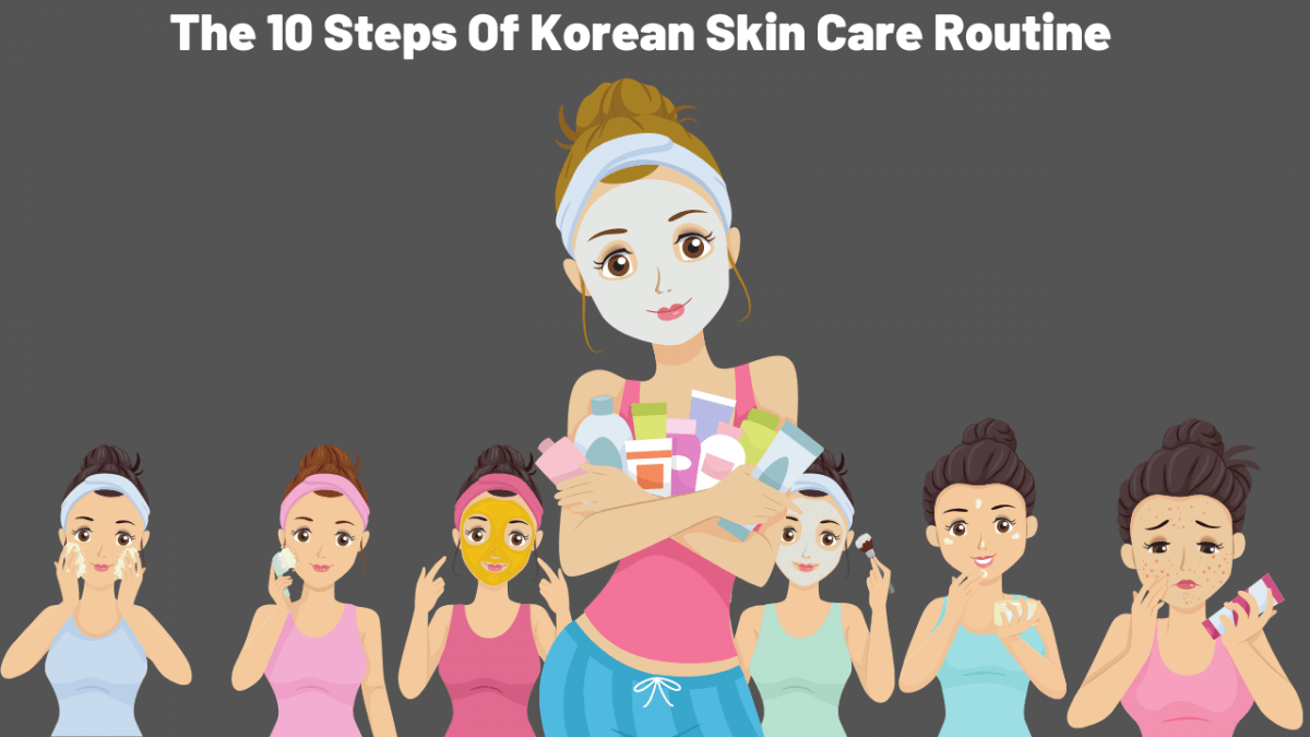 What are the 10 steps of Korean skin care?